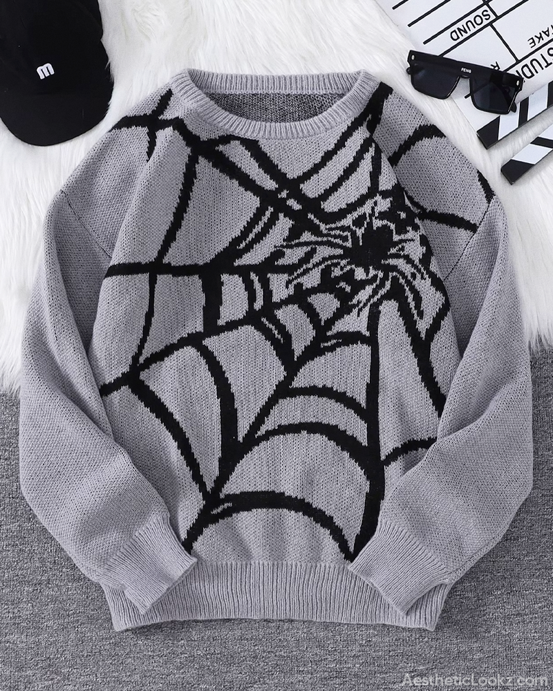 Spider Web Sweater