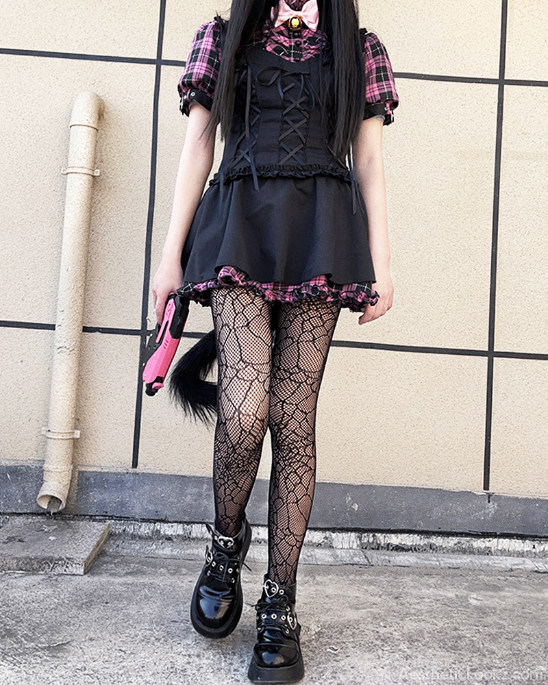 Spider Web Tights