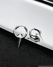 Spike Hoop Earrings