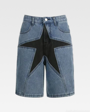 Star Denim Shorts