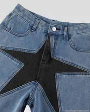 Star Denim Shorts
