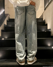 Star Embroidered Jeans