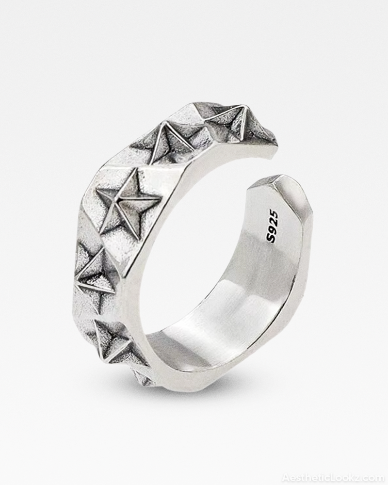 Star Silver Ring