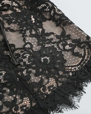 Strapless Lace Mini Dress