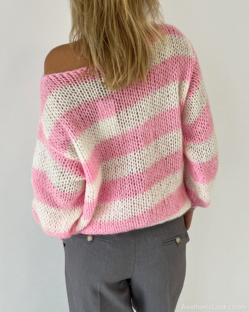 Striped Knit Sweater