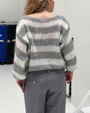Striped Knit Sweater