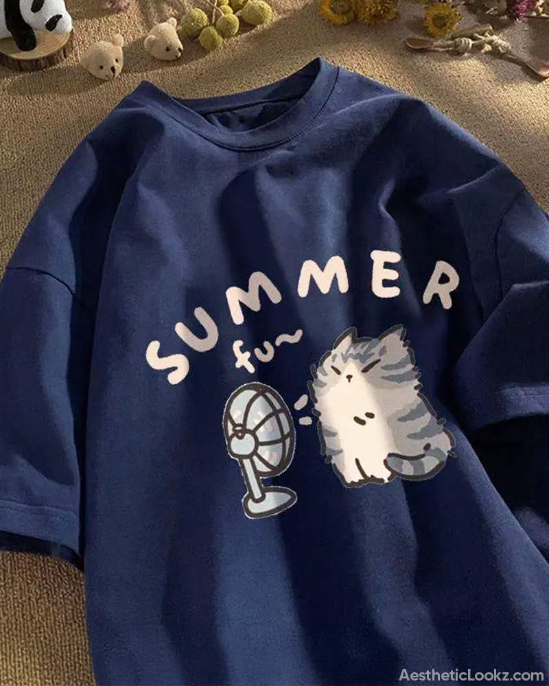 Summer Cat Shirt