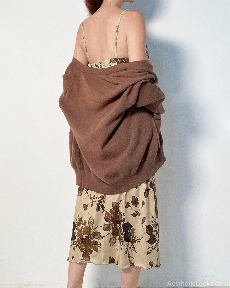 Vintage Floral Maxi Dress