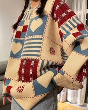 Vintage Patchwork Sweater