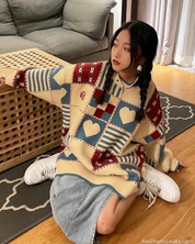 Vintage Patchwork Sweater