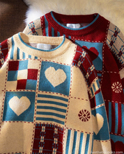 Vintage Patchwork Sweater