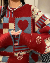 Vintage Patchwork Sweater