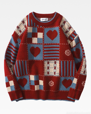 Vintage Patchwork Sweater