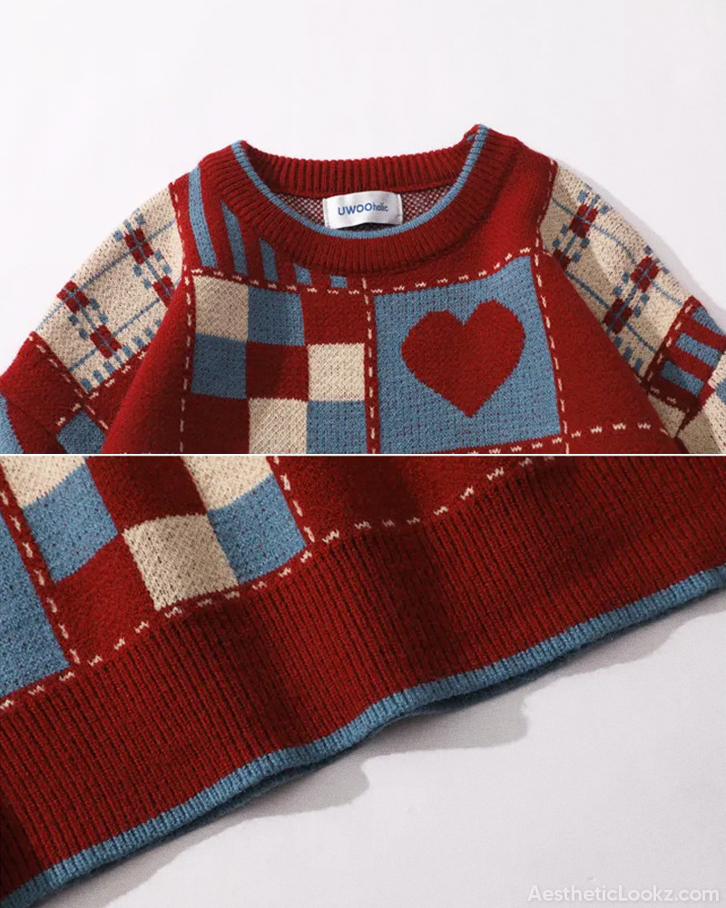 Vintage Patchwork Sweater