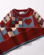 Vintage Patchwork Sweater