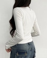 White Coquette Top