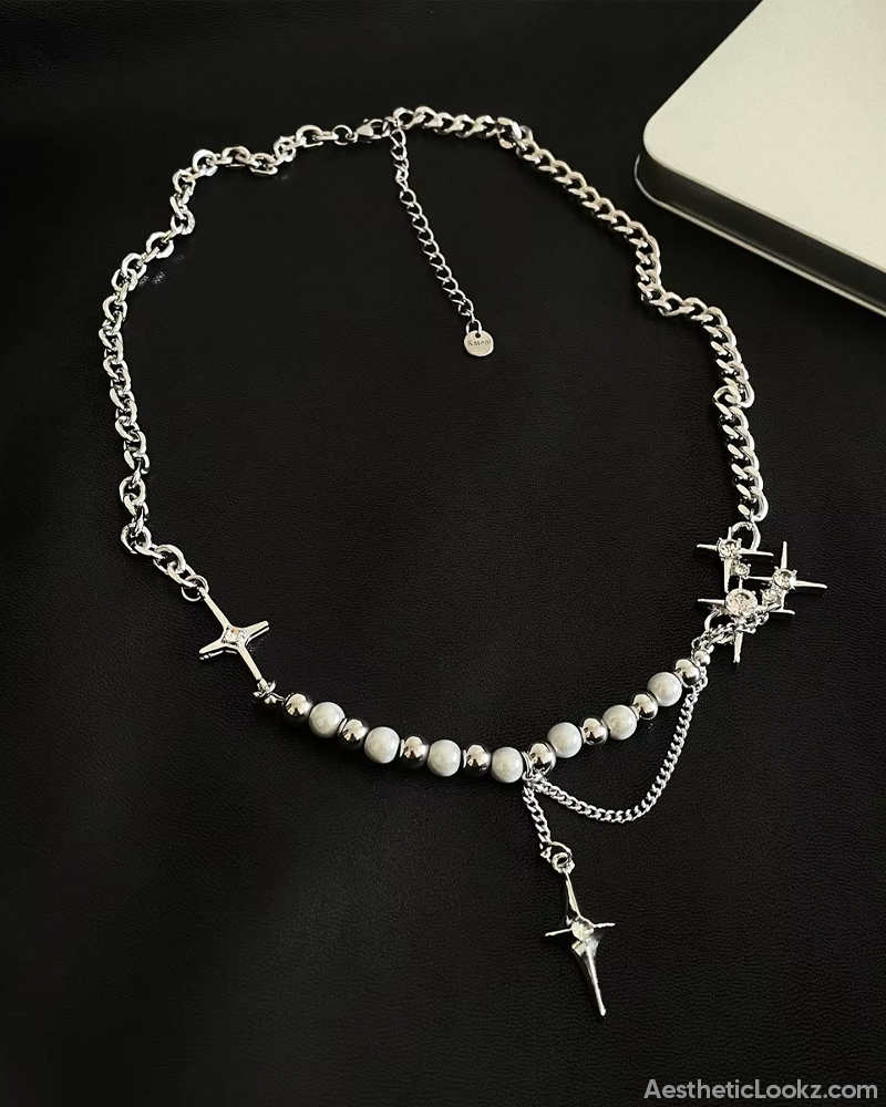Y2K Beaded Necklace
