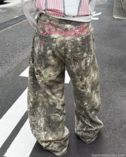 Y2K Camo Baggy Pants