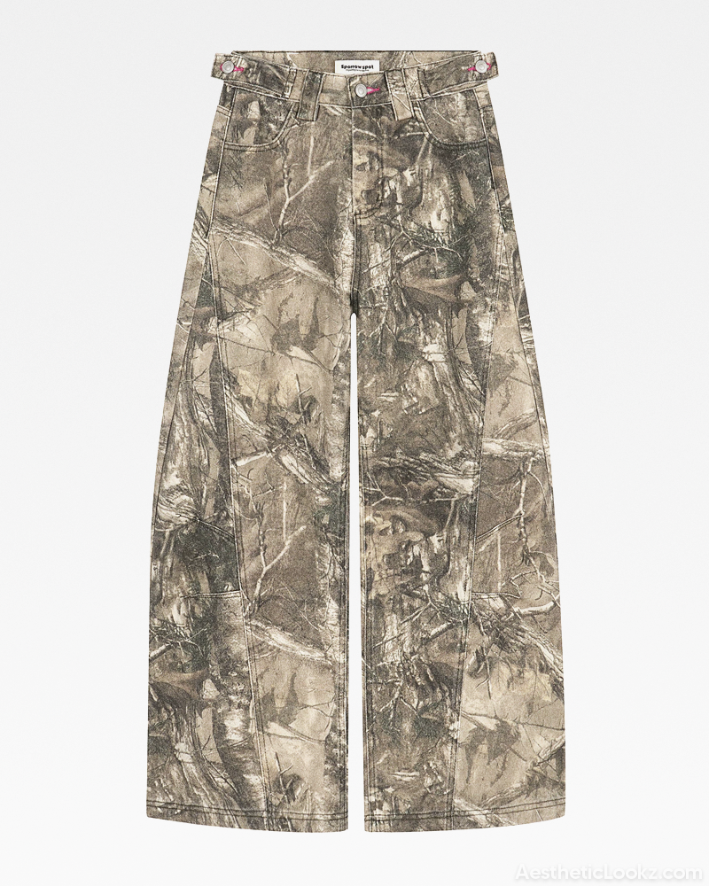 Y2K Camo Baggy Pants