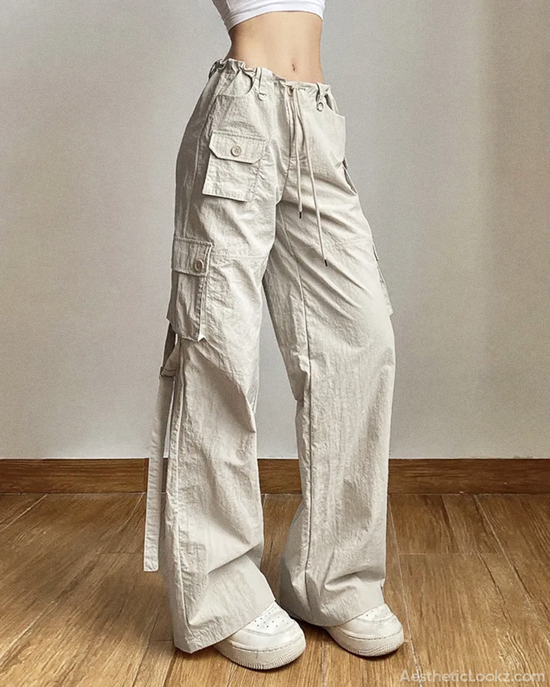 Y2K Cargo Pants Womens