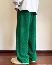 Y2K Checkered Sweatpants