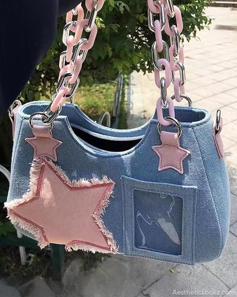 Y2K Denim Bag