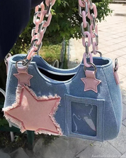 Y2K Denim Bag