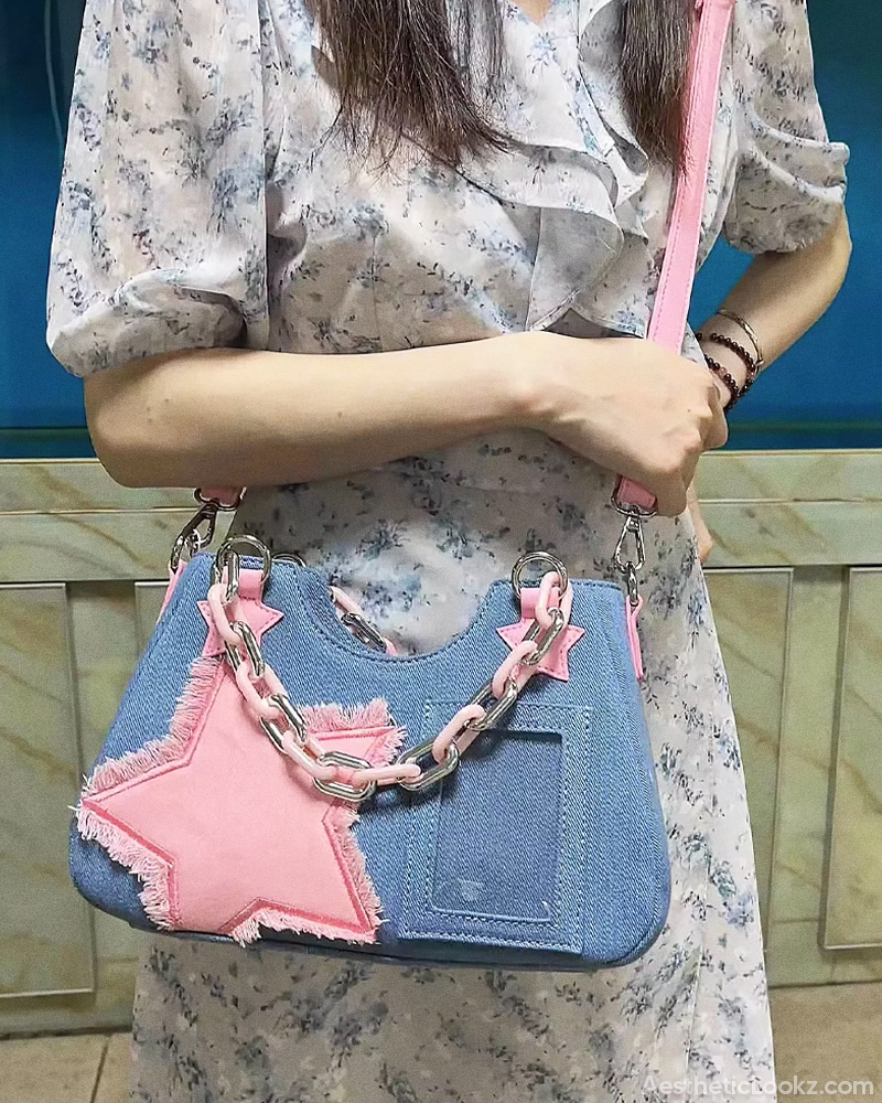 Y2K Denim Bag