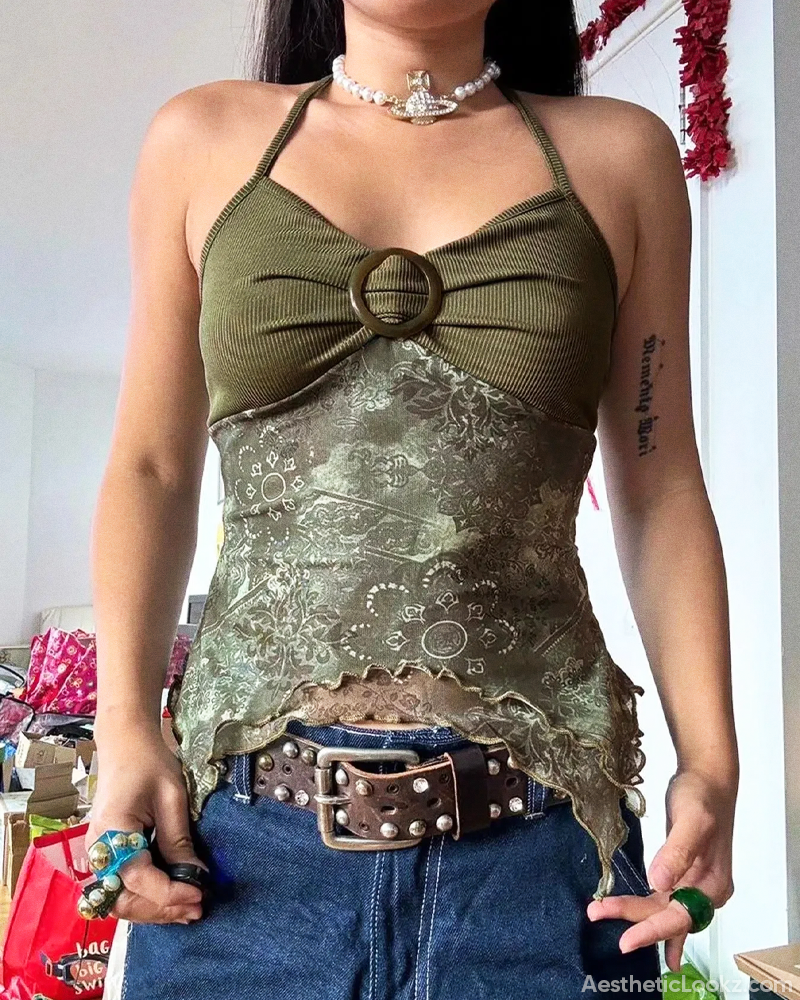 Y2K Fairy Grunge Top