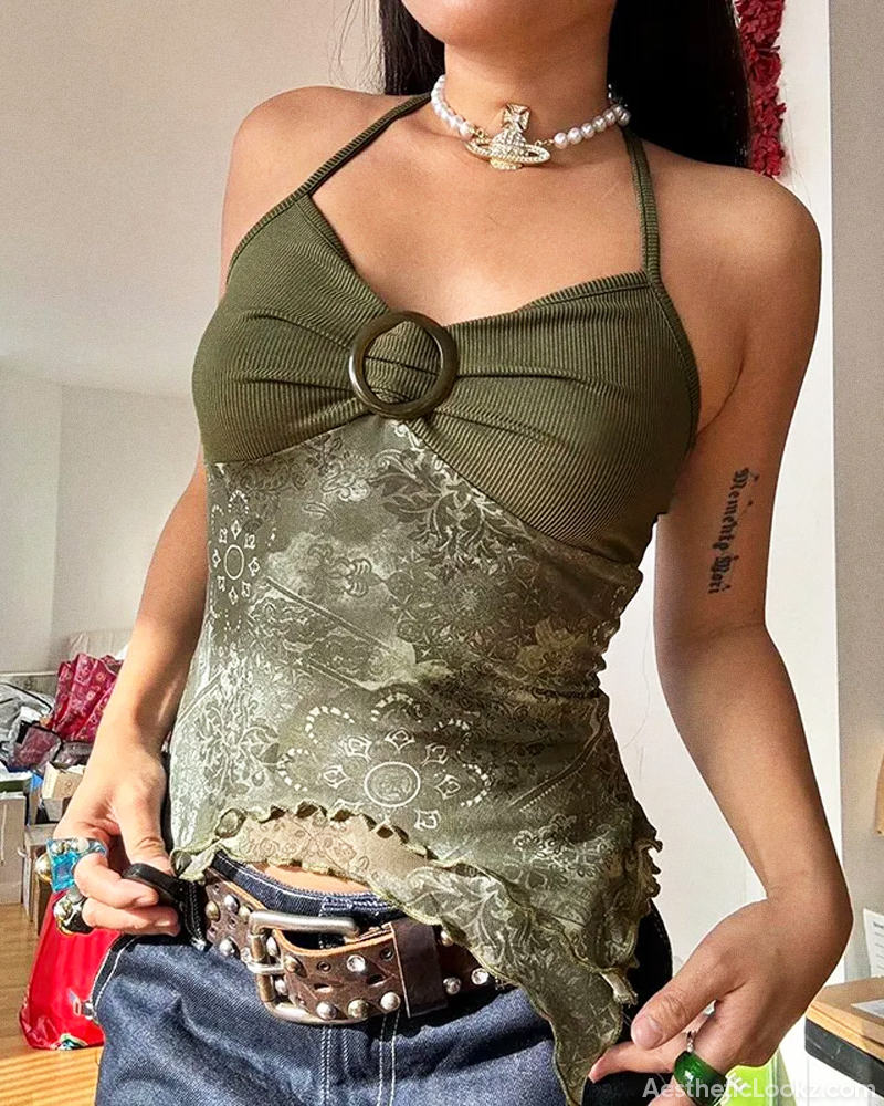 Y2K Fairy Grunge Top