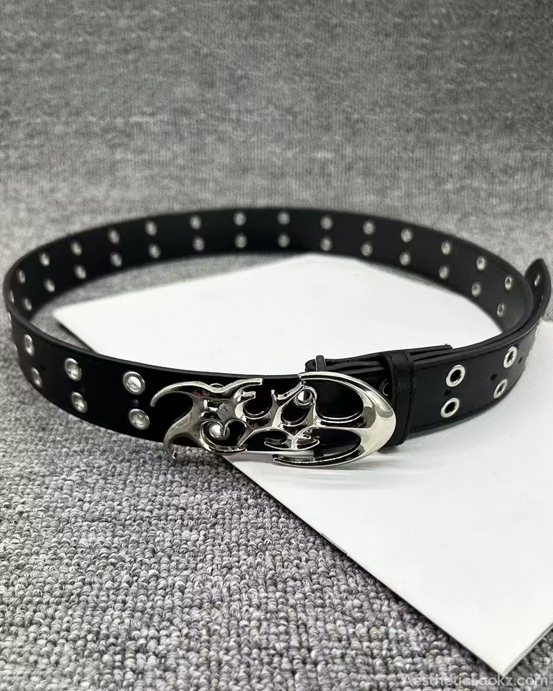 Y2K Grommet Belt