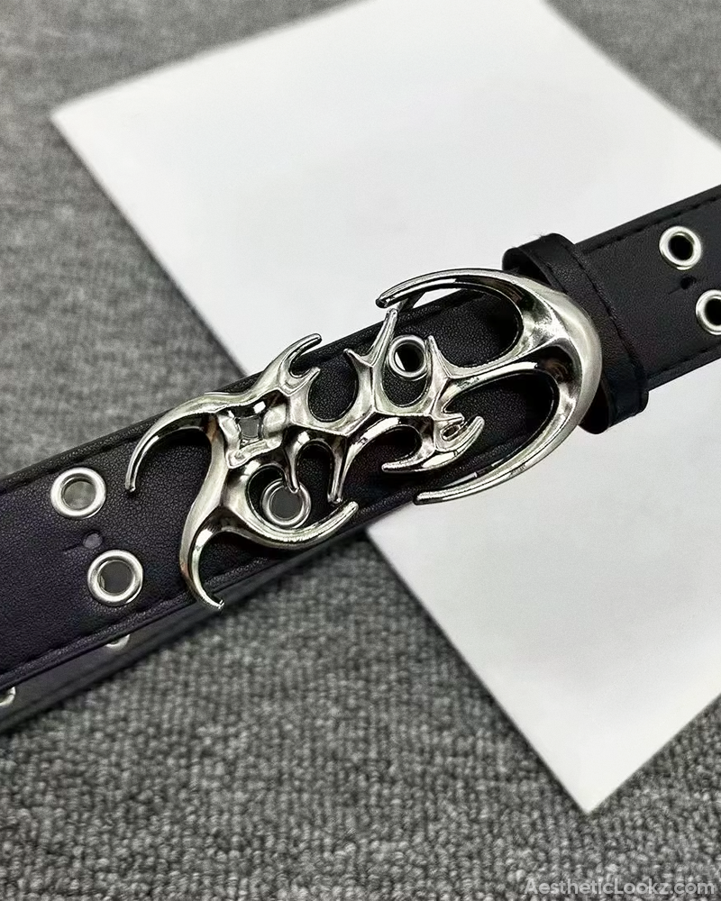 Y2K Grommet Belt