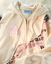 Y2K Hoodie Zip Up