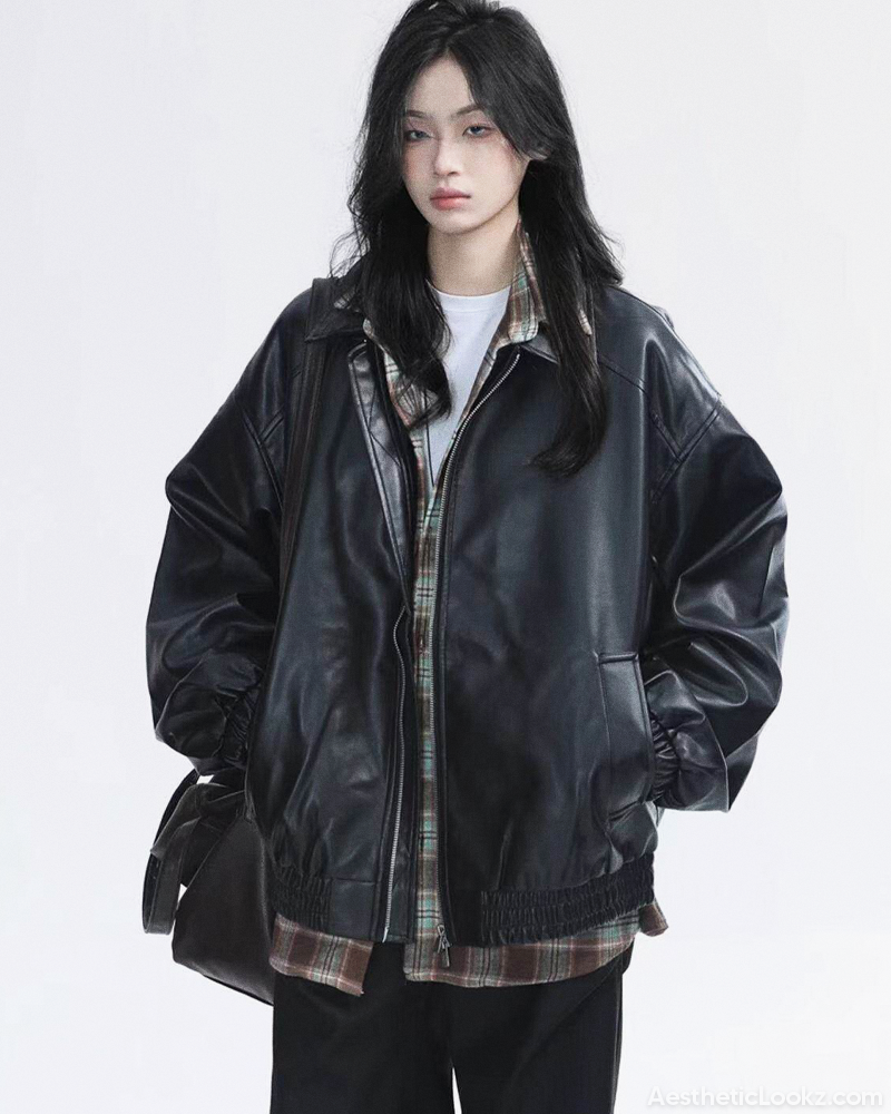 Y2K Leather Jacket