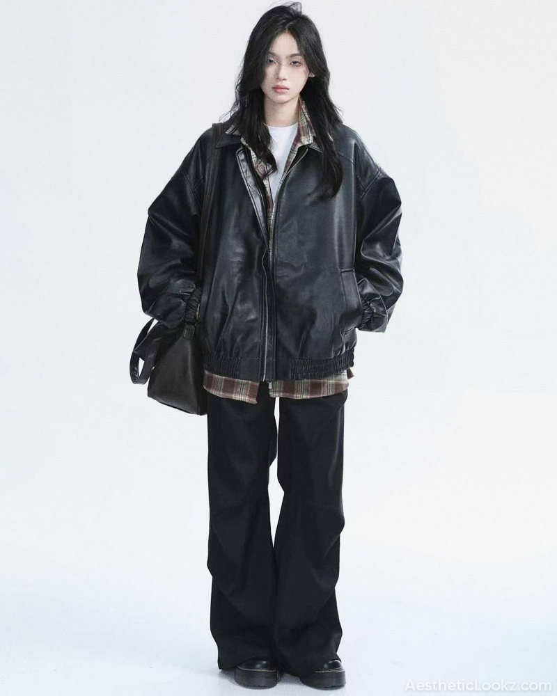 Y2K Leather Jacket