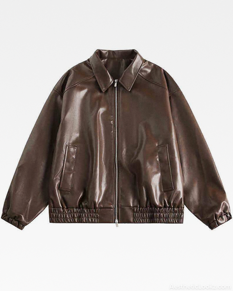 Y2K Leather Jacket