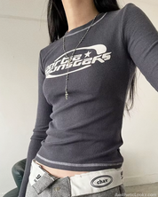 Y2K Long Sleeve Top