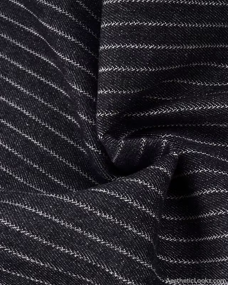 Y2K Pinstripe Baggy Pants