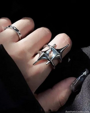 Y2K Star Ring