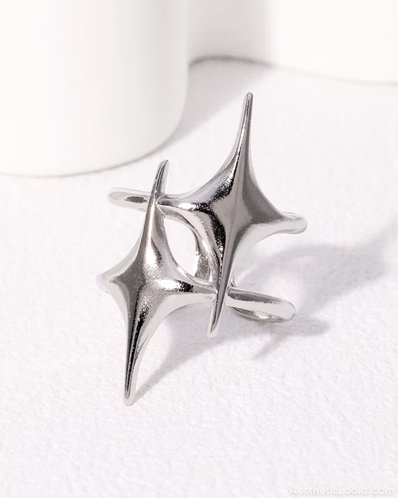 Y2K Star Ring
