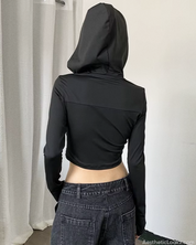 Y2K Zip Up Crop Jacket